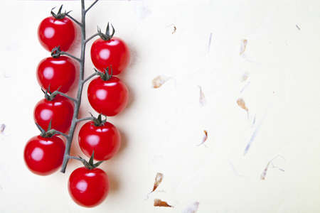 a detail of tomato cherryの写真素材
