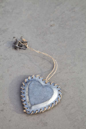 message of love with metal lettersの写真素材