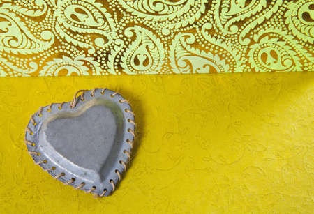 love sign made with metal elementsの写真素材