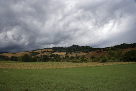 Tuscany landscape around of Pienza, south of Tuscany, Italy