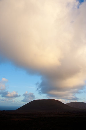 Landscape in Lanzarote, Canary Islands, Spain