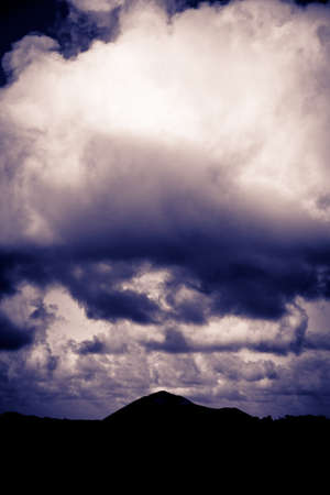 Landscape in Lanzarote, Canary Islands, Spainの写真素材