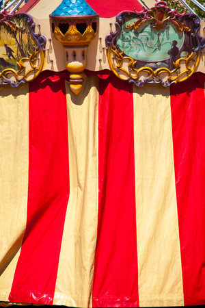 Carousel at Croix District, Lyon, Franceの写真素材