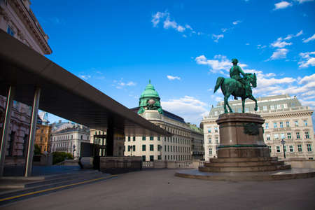 The Albertina is a museum for modern graphics works, Vienna, Austriaのeditorial素材