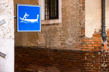 The gondolas are one of the major tourist attractions in Veniceの写真素材