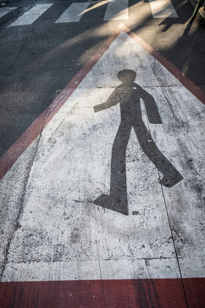 Traffic sign in Avignon France