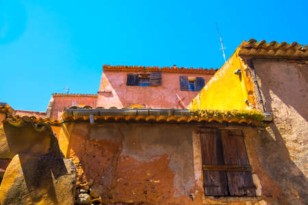 Rousillon, Vaucluse. Provence. Franceの写真素材