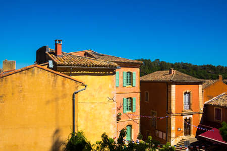 Rousillon, Vaucluse. Provence. France Europeの写真素材
