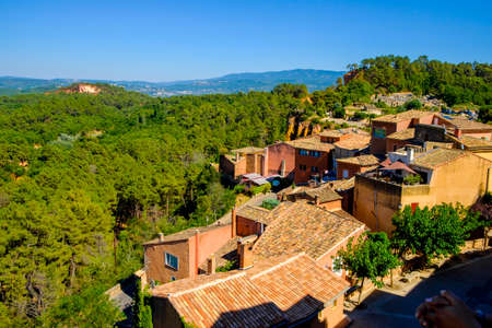 Rousillon, Vaucluse. Provence. France Europeの写真素材