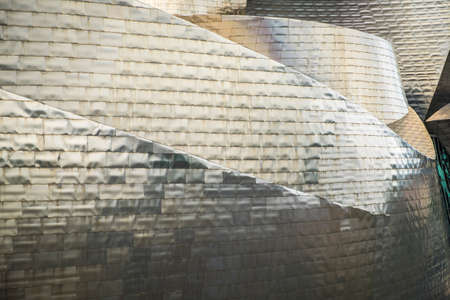 Bilbao, Spain - July 25, 2016: Guggenheim Museum by the architect Frank Gehryのeditorial素材