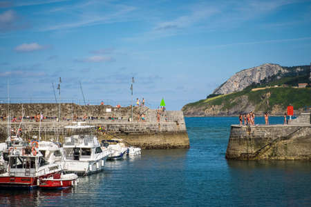 Mundaca, Basque Country, Spain - July 26, 2016: Mundaca town Vizcaya Vasque Country Spainのeditorial素材