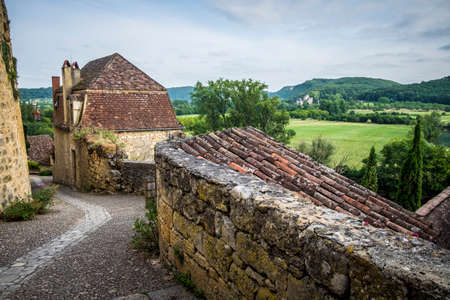 Beynac-et-Cazenac, Dordogne department, Franceの写真素材