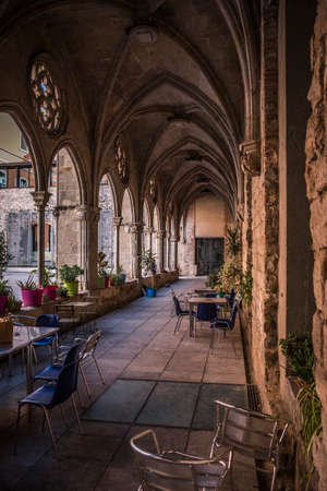 Barcelona, Spain - February 29, 2016: Bar del Convent in Born Quarter in Barcelona Catalonia Spainのeditorial素材