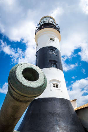 Salvador, Brazil - October 27, 2016: Farol da Barra is now the Nautical Museum of Bahia in Salvador Brazilのeditorial素材