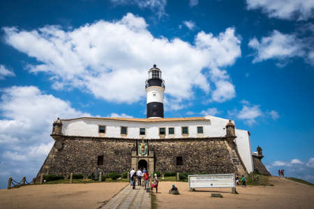 Salvador, Brazil - October 27, 2016: Farol da Barra is now the Nautical Museum of Bahia in Salvador Brazilのeditorial素材