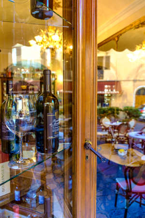 Montalcino, Italy - May 10, 2014: This city of Tuscany is famous for its production of high quality winesのeditorial素材