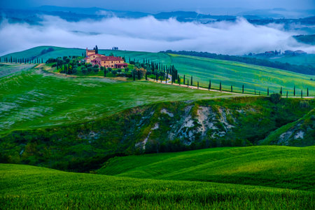 Val d'Orcia in Italy's Tuscany province Europe