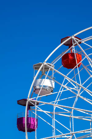 Barcelona, Spain - april 6, 2016: Amusement Park, Tibidabo, Barcelona, Spain.のeditorial素材