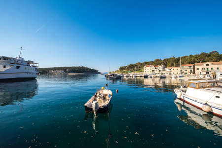 Makarska, Croatia - May 29, 2017: Port of Makarska in  Dalmatia Croatia Europeのeditorial素材