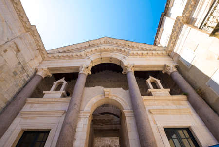 Historic city of Split, Diocletian Palace, Dalmatia, Croatiaのeditorial素材
