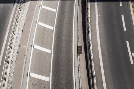 Highway street in Marseille France Europe
