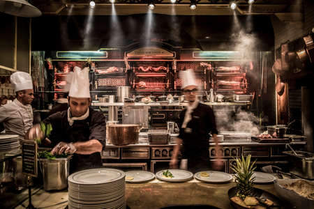 Narbonne, France - October 19, 2016: Interior of Les Grands Buffets, one of the largest French high-level food buffets in the world, Narbonne, Franceのeditorial素材