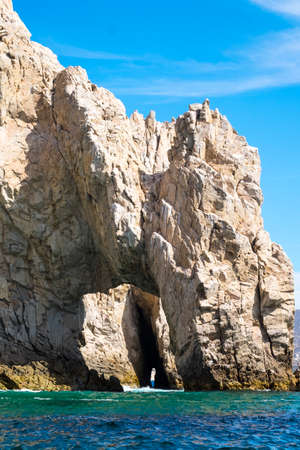 Arch of Cabo San Lucas, rock formation, Lands End, Los Cabos, Baja California, Mexicoの写真素材