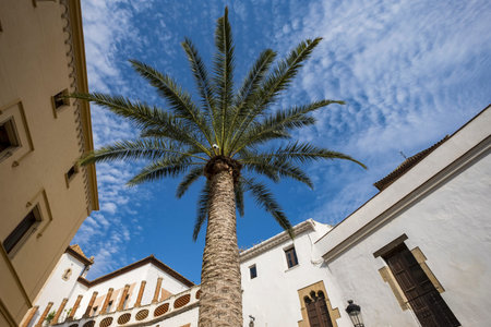 Exterior of the building of the historical archive of Sitges on the coast of the province of...