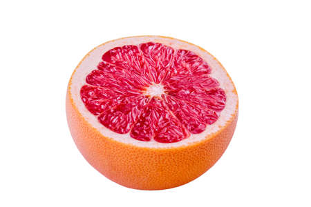 Grapefruit isolated on a white backgroundの写真素材