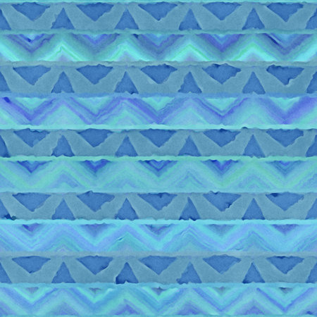 Native watercolor artistic colorful pattern. Ethnic boho style. Seamless draw tribal square texture.