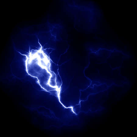 Lightning template for design. Electric discharge in the sky. Thunderbolt nature imageの写真素材