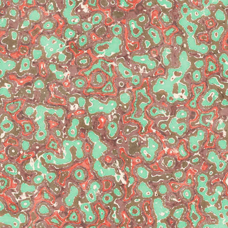 Seamless texture of retro book cover. Vintage marble pattern of grungy ornate paper of antique bookの写真素材