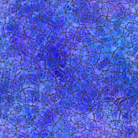 Cartoon seamless texture of color fantasy cobble stone ground pavement. Soft shaped rocks as background - illustrated seamless textureの写真素材