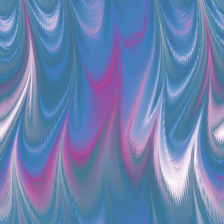 Artistic illustration of Mother of Pearl wavy pattern. Iridescent texture with geometric mother of pearl pattern. Sea shell imitation wallpaperの写真素材