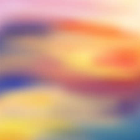 Vibrant blurred sea or sky clouds. Vector gradient backgroundのイラスト素材