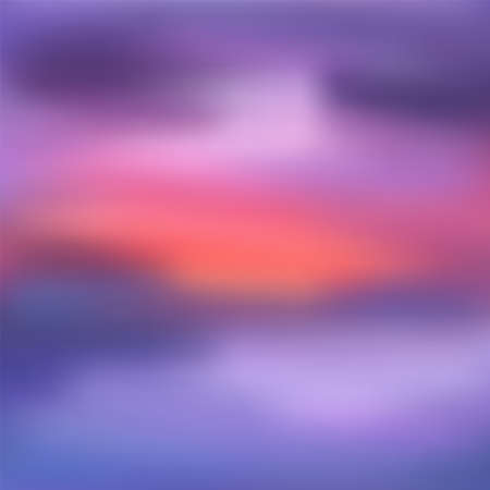Vibrant blurred sea or sky clouds. Vector gradient backgroundのイラスト素材