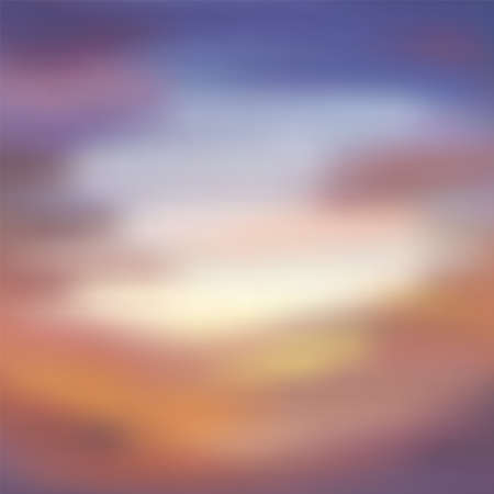 Vibrant blurred sea or sky clouds. Vector gradient background