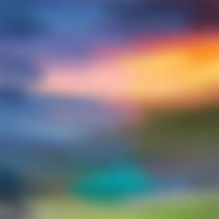 Vibrant blurred sea or sky clouds. Vector gradient backgroundのイラスト素材
