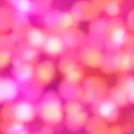 Seamless vector glow bokeh spray background. Vibrant colorful blurred square pattern with glitter particles with depth of field effectのイラスト素材