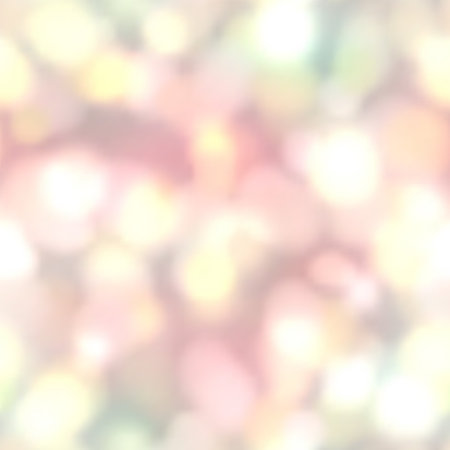 Seamless vector glow bokeh spray background. Vibrant colorful blurred square pattern with glitter particles with depth of field effectのイラスト素材