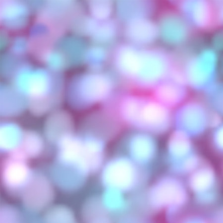Seamless vector glow bokeh spray background. Vibrant colorful blurred square pattern with glitter particles with depth of field effectのイラスト素材