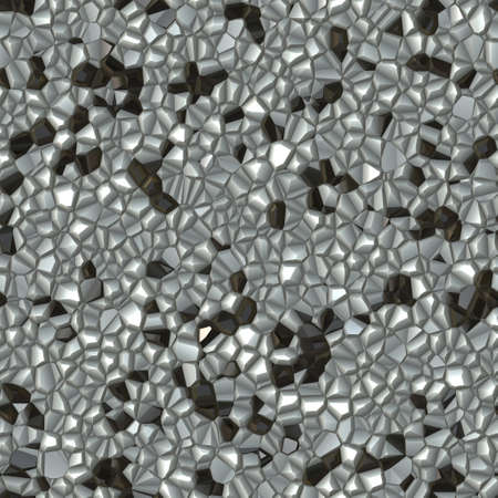 Seamless texture of crystal or metal colorful reflective raw ore gemstone. Nature tile jewelry glamor backgroundの写真素材
