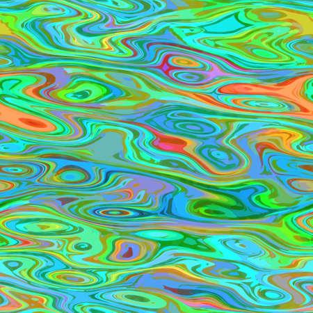 Background with liquid colored vawes and dye blends that flows. Fluid art acrylic texture with colorful waves, mixing paint effect. Abstract backdrop with bright blended colors.の写真素材