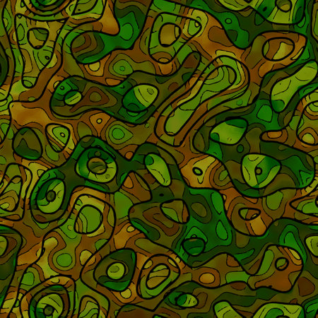 Seamless military artistic camouflage pattern. Abstract camo textureの写真素材
