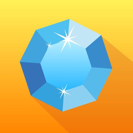 sapphire, precious stone, sapphire vector, jewelsのイラスト素材