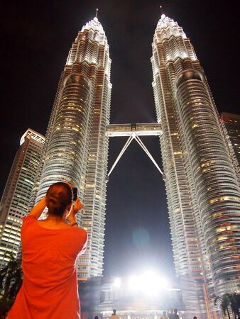 KUALA LUMPUR MALAYSIA  MAY 28 2015: Petronas Twin Towers in Kuala Lumpur Malaysiaのeditorial素材