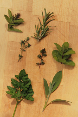 mix herbsの写真素材