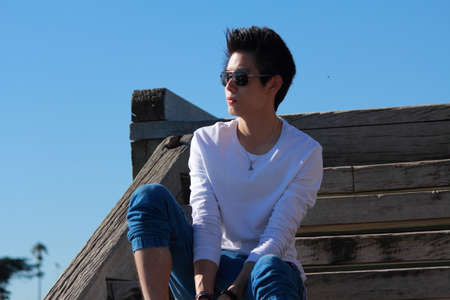 young manの写真素材