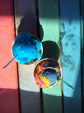 rainbow ice cream