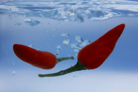 red chilli in water